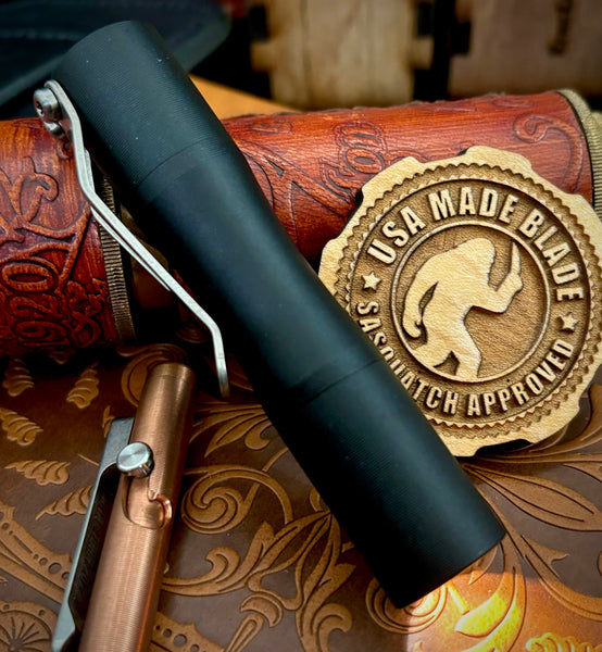 Apollo Aluminum Flashlight in Black from Tactile Turn