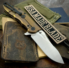 Zero Tolerance ZT0562TI Full Titanium Handles Magnacut Steel Bronze Anodized