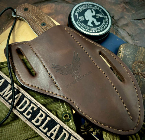 Freeman 4" Gen II Fixed Blade with Magnacut Steel Blade and Brown Burlap Micarta - USA MB