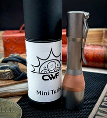 CWF Mini Turbo with Tumbled Ti and Copper