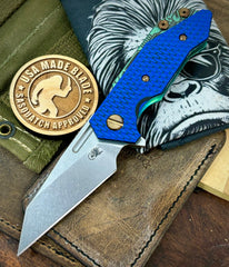 Circuit Ti Wharnie Hinderer Half Track Gen 2 Blue/Black G10 Anodized Ti Magnacut