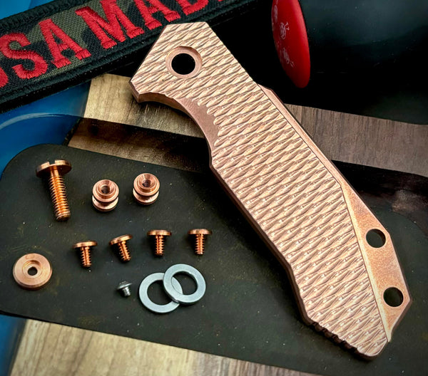 Hinderer Half Track Textured Copper Scale and Full Copper Parts Kit
