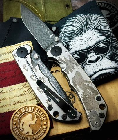 Spartan Blades Harsey Folder Sasquatch V2 Special Edition with Chad Nichols Dama