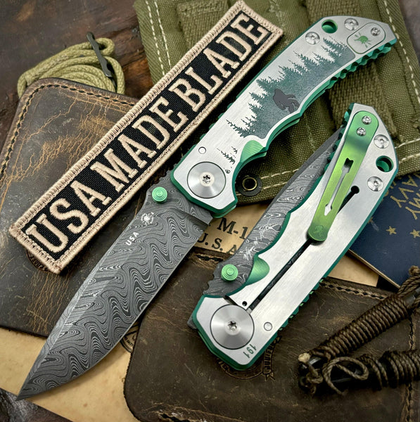 Spartan Blades Harsey Folder Sasquatch Special Edition with Chad Nichols Dam