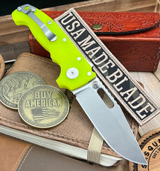 Demko Knives AD20 Slim Clip Point Day Glow G10 in Magnacut - USA MB