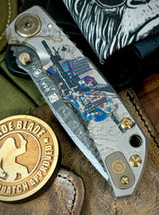 Spartan Blades Harsey Folder Ronin Tactics Long Gunner Edition Dam Blade