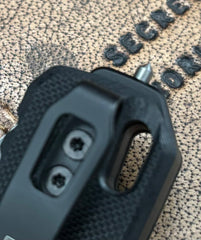 NEW Kershaw Bel Air XL-EMT 6110EMT Magnacut Blade with Duralock and Black G10 Handles and Glass Breaker