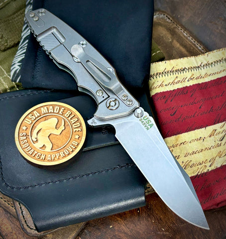 Hinderer Eklipse 3.5" Spearpoint Black G10 Stonewashed S45VN