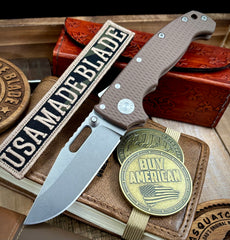 Demko Knives AD20 Slim Clip Point Earth G10 in Magnacut - USA MB