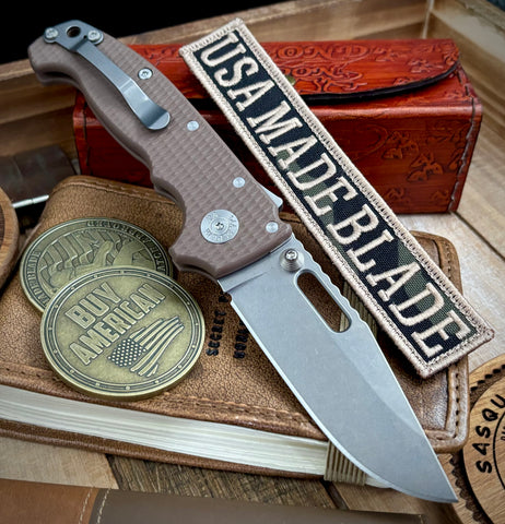 Demko Knives AD20 Slim Clip Point Earth G10 in Magnacut - USA MB