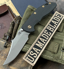 Battle Stars & Stripes Ammo Can Green Hinderer XM-18 3.5 Non Flipper Bowie Black G10 Working Finish S45VN Blade Bronzed Out HW