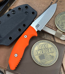 Hinderer Flashpoint Sheepsfoot with Orange G10 and Magnacut Stonewashed Blade - USA MB