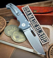 Demko Knives AD20 Slim Clip Point Grey G10 in Magnacut - USA MB