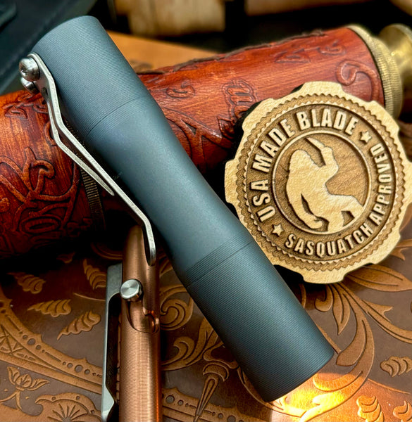 Apollo Aluminum Flashlight in Gray from Tactile Turn