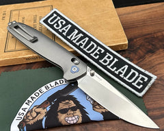 Tactile Knife Company Maverick with Magnacut, Full Ti Handles and Crossbar Lock - USA MB