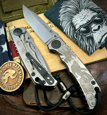 Spartan Blades Harsey Folder Sasquatch Special Edition Version 2 MAGNACUT Blade - USA MB