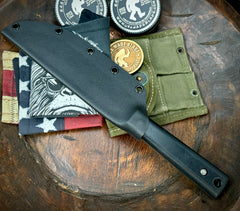 Defiant-7 Magnolia with AEBL Steel and Black G10 Handles