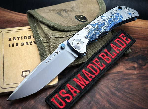 Spartan Harsey Folder Viking Longboat Special Edition MAGNACUT