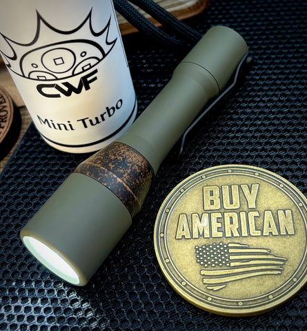 CWF Mini Turbo with Moss Aluminum