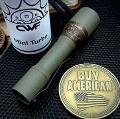 CWF Mini Turbo with Moss Aluminum