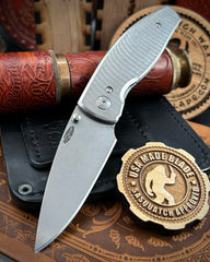 Three Rivers Manufacturing (TRM) Neutron 2 Framelock with Flat Radial Titanium and 20CV Steel - USA MB