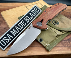 Zero Tolerance ZT0308 with Natural Canvas Micarta LMF Scale - USA MB