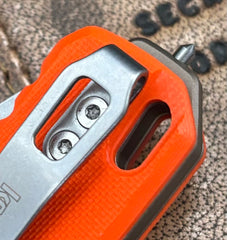 NEW Kershaw Bel Air XL-EMT 6110EMTORG Magnacut Blade with Duralock-Orange G10 Handles and Glass Breaker