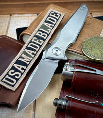 Spartan Blades Pandia Full Ti Flipper with Magnacut Blade and Polished Ti Hardware