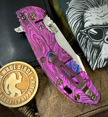 PB&J Anomascus Hinderer XM-24 Harpoon Spanto Coyote G10 Anodized Stonewashed Ti and S45VN Stonewashed Blade with Bronzed Out HW