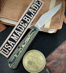 White River Knives Trailhead Trapper Slip Joint with S35VN Steel and Maple and Black Richlite Handles