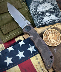 Deep Bronzed Out Spartan Blades Harsey Folder Sasquatch Special Edition Version 2 MAGNACUT Blade