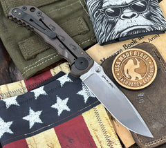 Deep Bronzed Out Spartan Blades Harsey Folder Sasquatch Special Edition Version 2 MAGNACUT Blade
