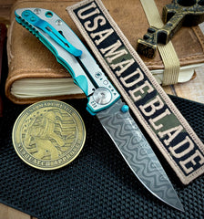 Spartan Blades Harsey Folder 3.25" Sasquatch Special Edition with Chad Nichols Dam