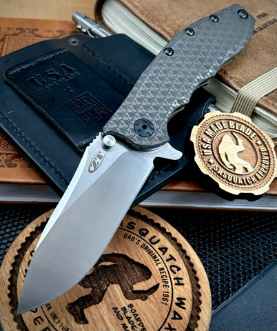 Bronzed Sasquatch Pattern ZT0562TI Full Ti  with Magnacut Blade