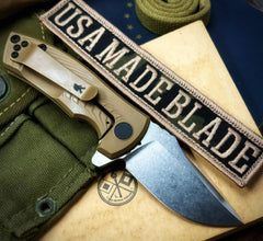 Les George Squatch ESV Flipper FDE DLC Morph Ti & S45VN Blade and Black DLC Hardware (Limited Run)