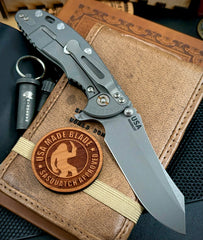 Hinderer XM-18 3.5" Skinny Skinner Working Finish Ti Coyote G10 Magnacut Working Finish Blade