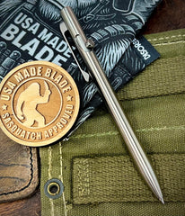Tactile Turn Slim Titanium Bolt Action Pen Short 5.1"