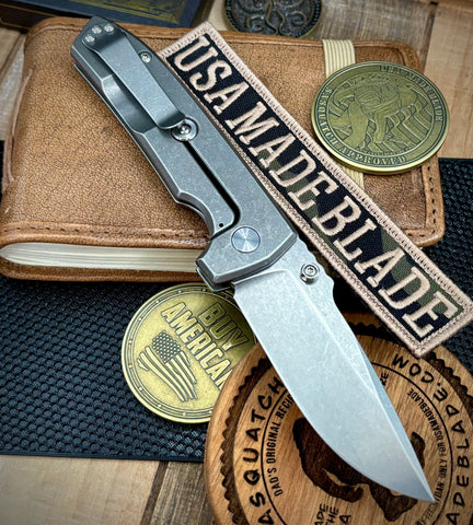 Insiders VECP Drop Point Non-Flipper Smooth Ti Magnacut - USA MB