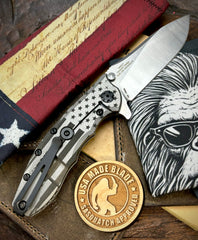 Zero Tolerance ZT0562TI Magnacut Blade Vintage Battle Stars & Stripes - USA MB