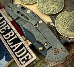 Topo Hinderer XM-24 Vintage Skinny Bowie 1095 Steel with Smooth Walnut Scale - USA MB