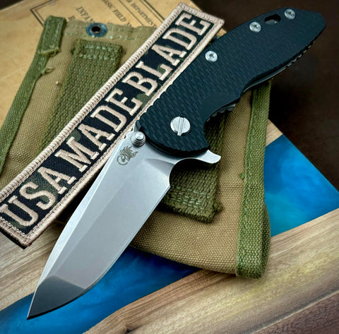 Hinderer XM-18 3.5 Spanto Battle Bronze Ti  Black G10 Stonewashed S45VN Blade