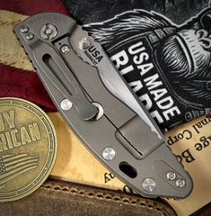 Hinderer XM-18 3.5" Recurve Non-flipper Black G10 Working Finish Ti Stonewashed Magnacut Blade