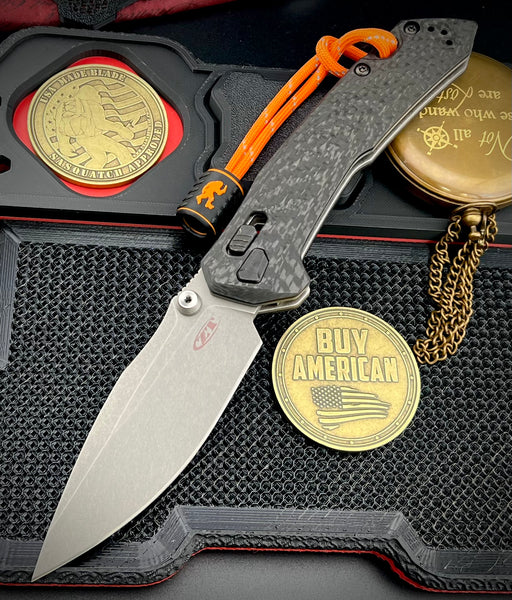 ZT0203CF Sprint Run Duralock with Black Carbon Fiber and M390 Blade