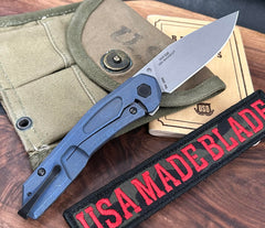 Blue Anodized ZT0545 in Magnacut from Zero Tolerance Knives - USA MB
