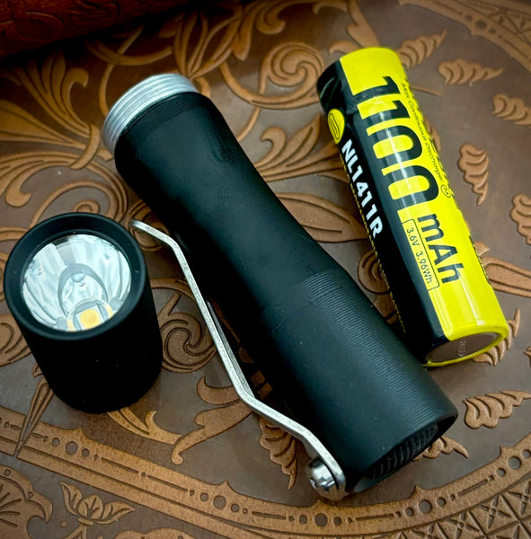 Apollo Aluminum Flashlight in Gray from Tactile Turn– USA MB