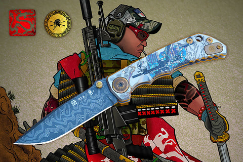 Spartan Blades Harsey Folder Ronin Tactics Long Gunner Edition Dam Blade