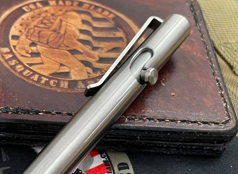 Tactile Turn Titanium Bolt Action Pen Standard 5.6" - USA MB