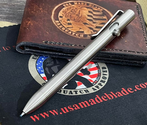 Tactile Turn Titanium Bolt Action Pen Standard 5.6" - USA MB