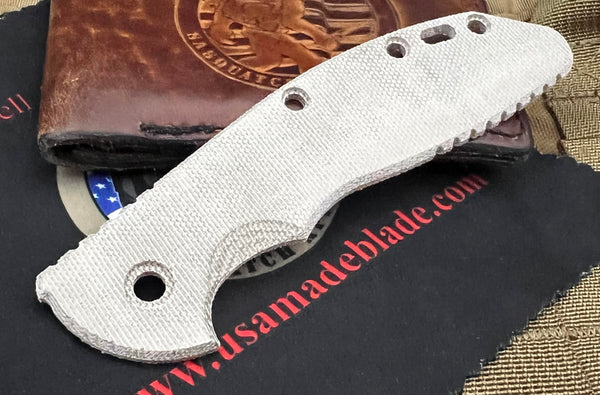 Smooth OD Green Micarta Scale for Hinderer XM-24