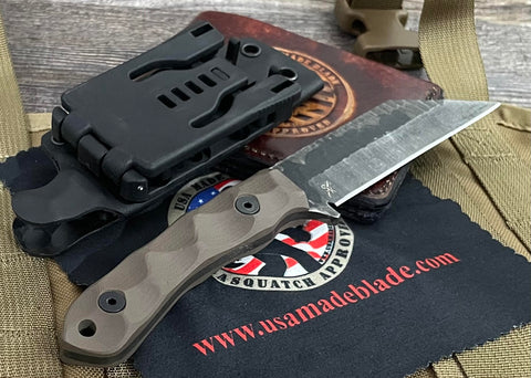 Stroup Knives GP3 FDE G10 - USA MB
